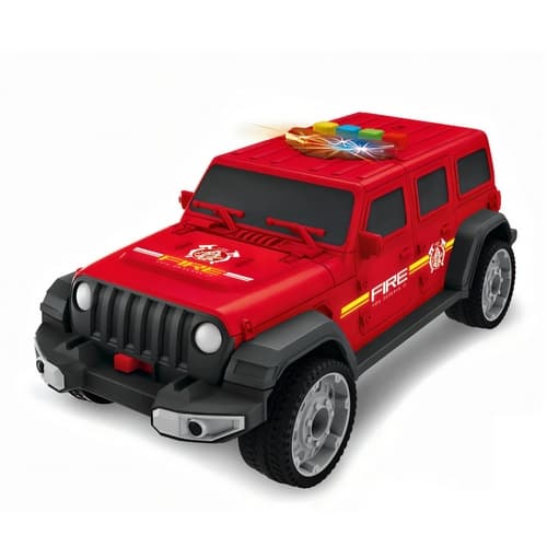 Hasičský jeep s autíčky