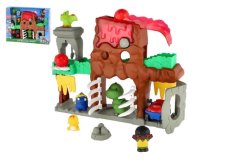 Sada dobrodružný svět dinosaurů s doplňky na baterie se zvukem a světlem