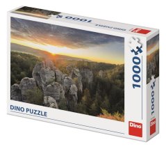 DINO Puzzle 1000 dílků SKALNATÉ STĚNY