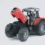 Bruder 2045 Traktor MASSEY FERGUSON se sklopným vozem