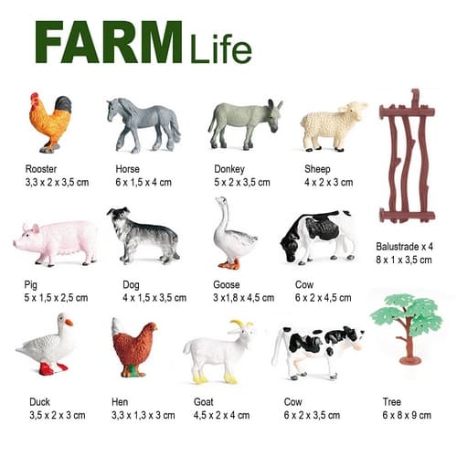 Bavytoy tuba se zvířátky 18 ks