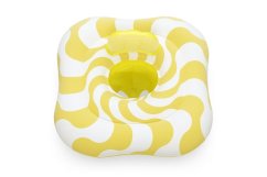 Nafukovací baby sedací kruh s opěrkou, 79x79 cm