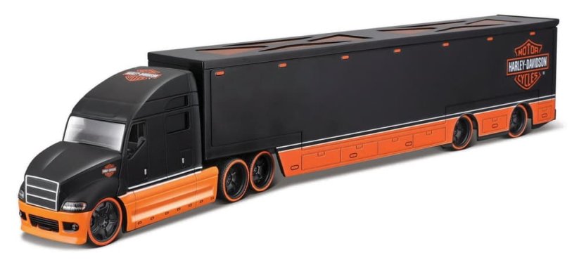 Maisto - Harley-Davidson Haulers, černá, 1:64