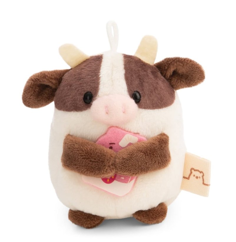 NICI plyš MyMochi Kravička Moona 8 cm v kostýmu zmrzliny a milkshake, set dárkové bal.