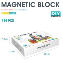 Magnetická stavebnice Věž maxi 116 ks