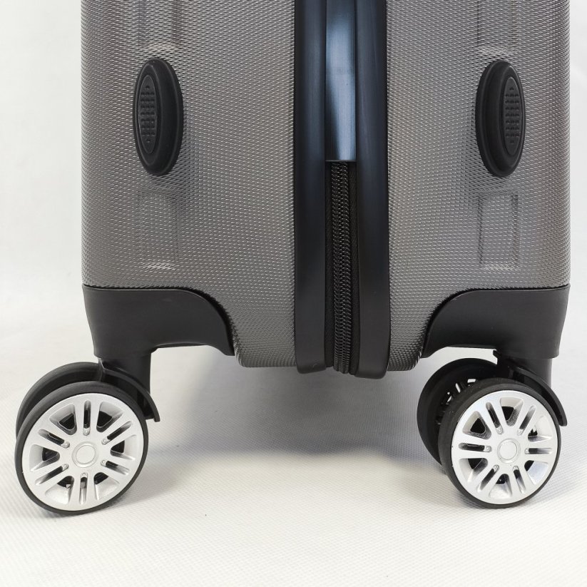 Bavy Cestovní kufr skořepinový Dark grey - set 3 ks