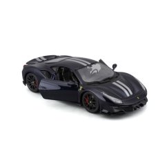 Bburago - RACE+PLAY, Ferrari 488 Pista, tmavě modrá, 1:24