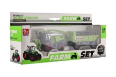 Kombajn/řezačka s vlekem plast 22cm