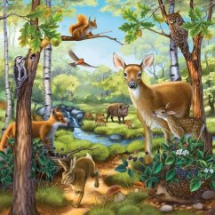 RAVENSBURGER-Domácí zvířata 3 x 49d - puzzle