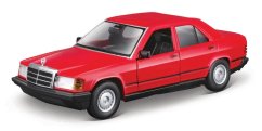 Bburago - Auta HOBBY, Mercedes-Benz 190 E 2.6, červená, 1:24