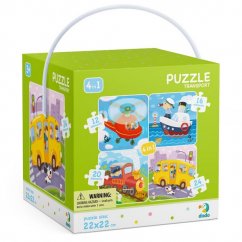 TM Toys Dodo Puzzle 4v1 Transport