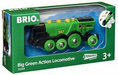 Brio 33593 Mohutná elektrická zelená lokomotiva se světly
