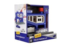 Garáž s policejním autíčkem