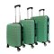 Bavy Cestovní kufr skořepinový Diamond Light green - set 3 ks