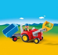 Playmobil: Traktor s přívěsem