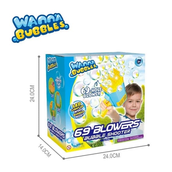Bublifuková pistole barevná