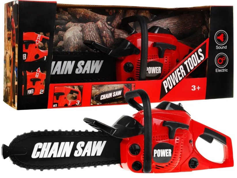 Motorová pila červená