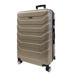 Bavy Cestovní kufr skořepinový 28" Ribs Gold beige