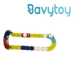 Bavytoy Barevná 3D elektrická dráha 31ks