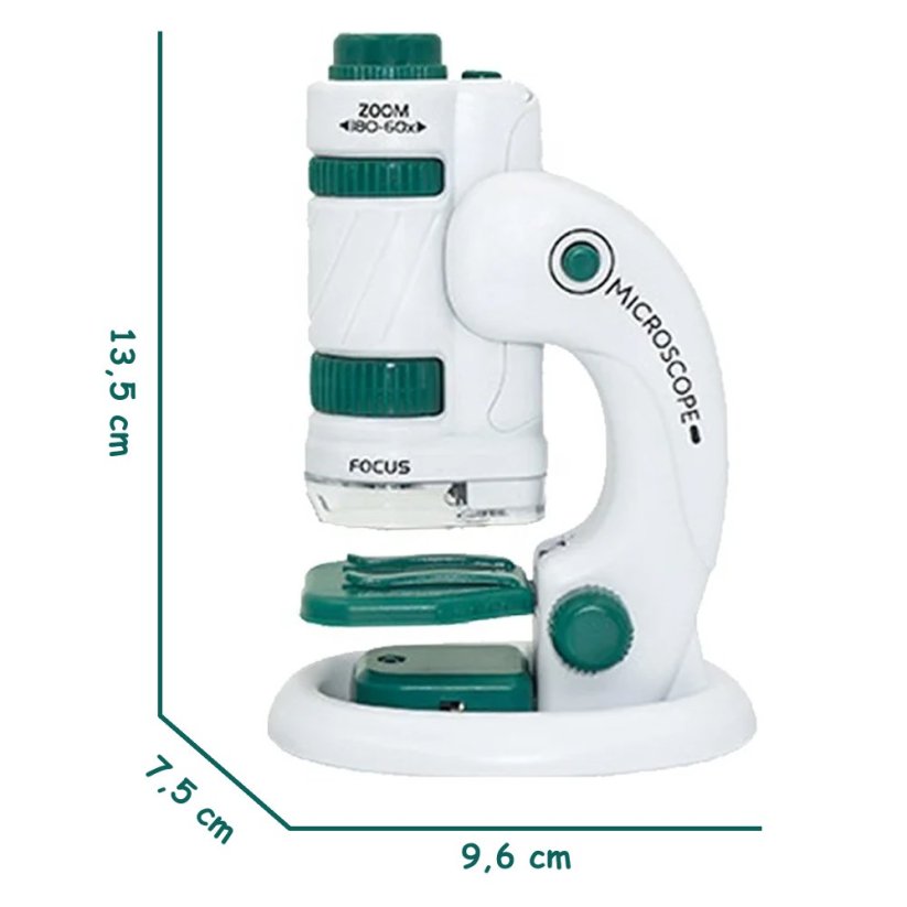 Dětský přenosný mikroskop