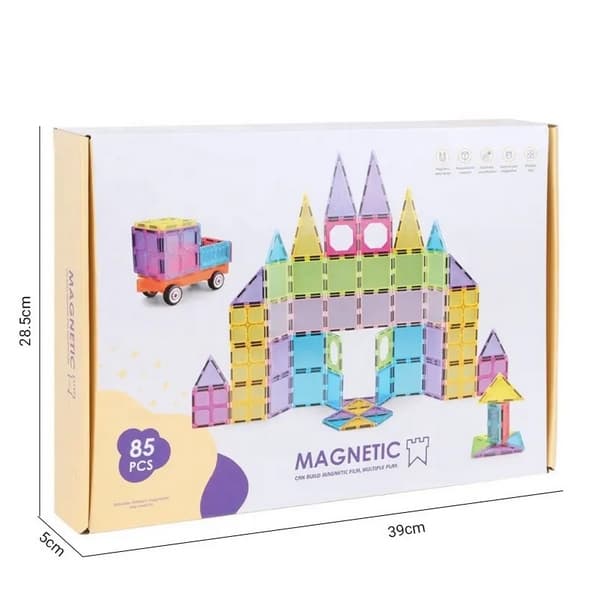 Magnetická stavebnice Zámek 85 ks