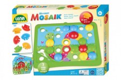 Lena Mozaika klobouček příroda 3,2cm 36ks + předlohy 24m+