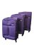 Bavy Cestovní kufr látkový Purple - set 3 ks