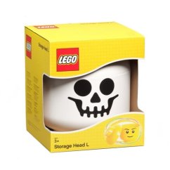 LEGO úložná hlava (velikost L) - kostlivec