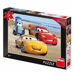 Puzzle Cars/Auta na pláži 24 dílků