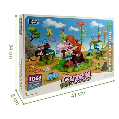 Bavytoy Stavebnice Dinosaurus 106 ks