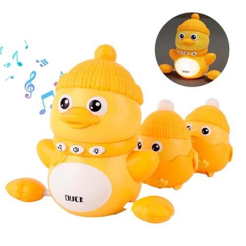 Chodící kačenka s mláďaty