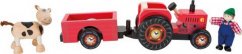 Small Foot Dřevěný farmářský tahací traktor