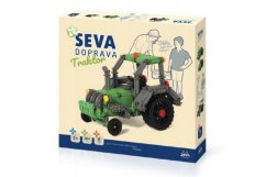 Stavebnice Seva Doprava Traktor plast 384 dílků 5+