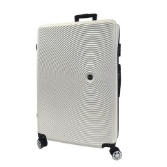 Bavy Cestovní kufr skořepinový 28" Circle White