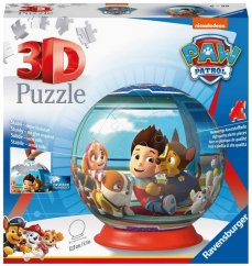 Ravensburger Tlapková Patrola puzzleball 3D, 72 dílků