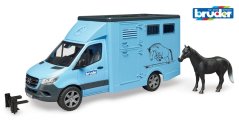 Bruder 2674 MB Sprinter Přeprava koní s figurkou koně