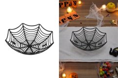 Halloweenská miska "Pavučina"