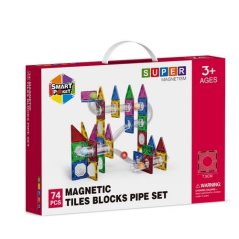 Magnetická stavebnice Řadovka maxi 74 ks