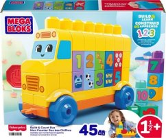 Stavebnice Mega Bloks Zábavný autobus s počítáním