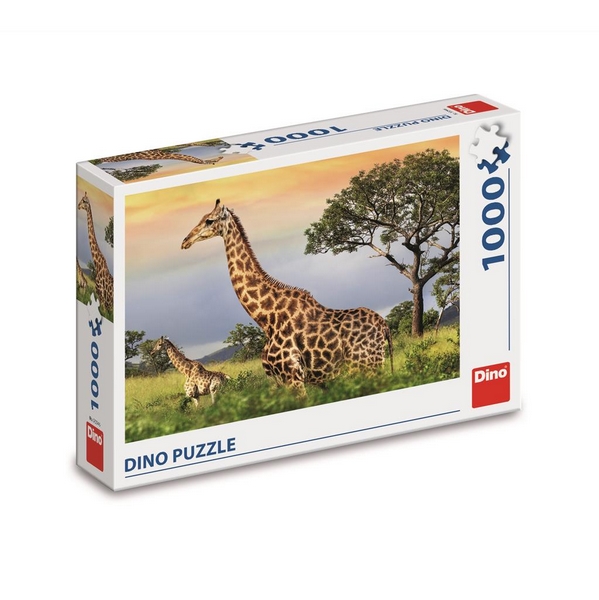 Dino Žirafí rodina 1000 puzzle