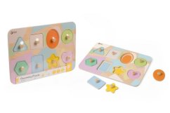 Dřevěná vkládačka geometrické tvary