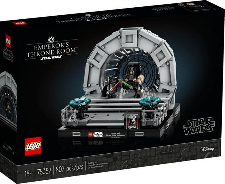 Lego® Star Wars™ 75352 Císařův trůnní sál – diorama