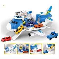 Bavytoy Letadlo s heliportem modré