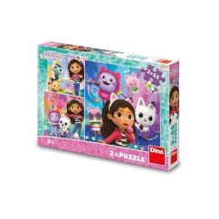 Puzzle Gábinin kouzelný domek 3 x 55 dílků