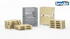 Bruder 2415 Logistický set - palety a bedny