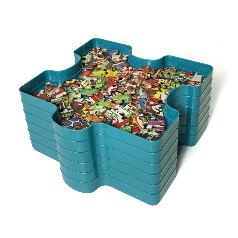 Bavytoy Stohovací boxy na puzzle 6 ks