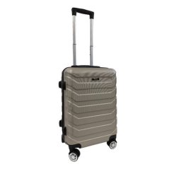 Bavy Cestovní kufr skořepinový 20" Ribs Gold beige
