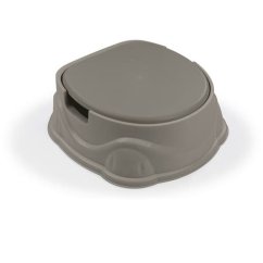 3v1 nočník, sedátko na WC, stolička, šedá, 20x34,5x37 cm