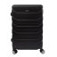 Bavy Cestovní kufr skořepinový 24" Ribs Black