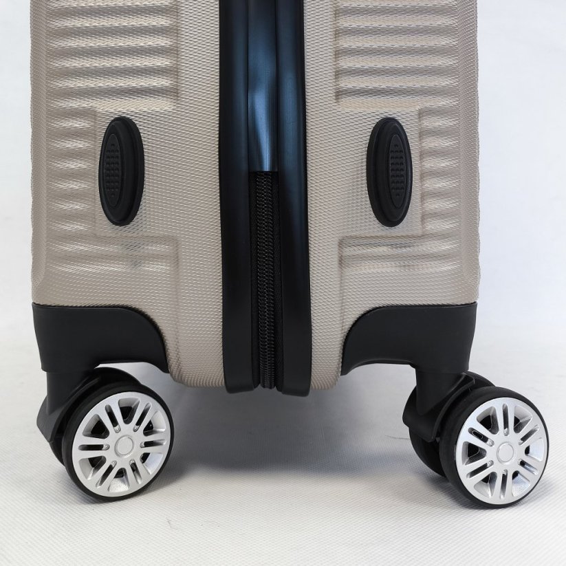 Bavy Cestovní kufr skořepinový 28" Circle Gold beige